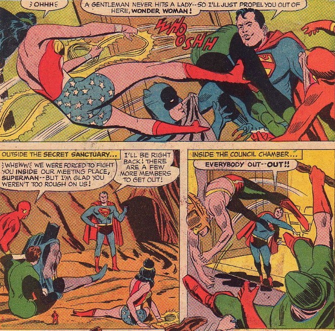 其实超人吊打整个联盟的场面也不是很多吧